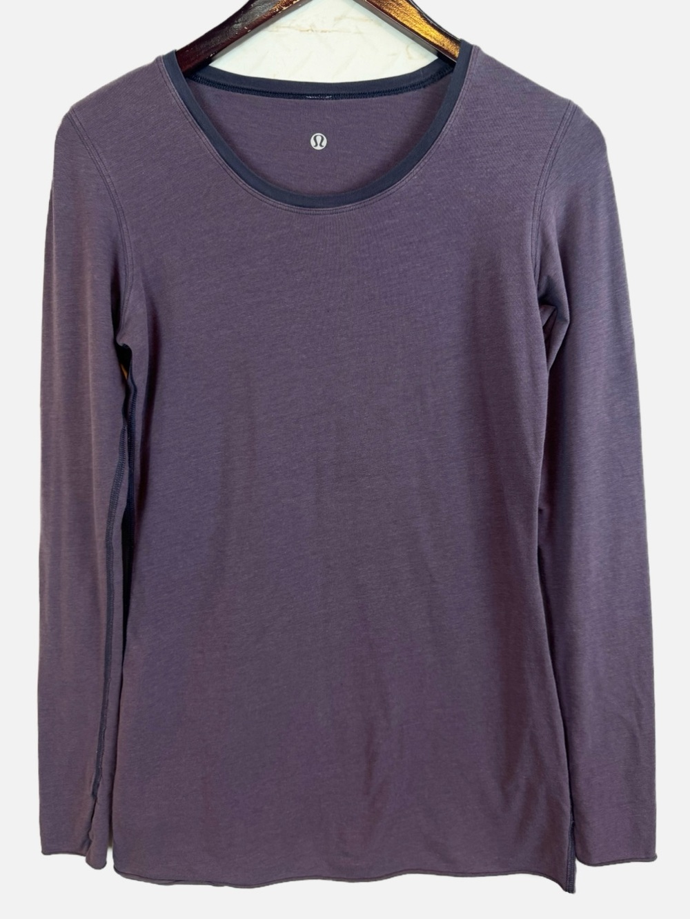 lululemon | Purple Double Layer Long Sleeve Tee, 8